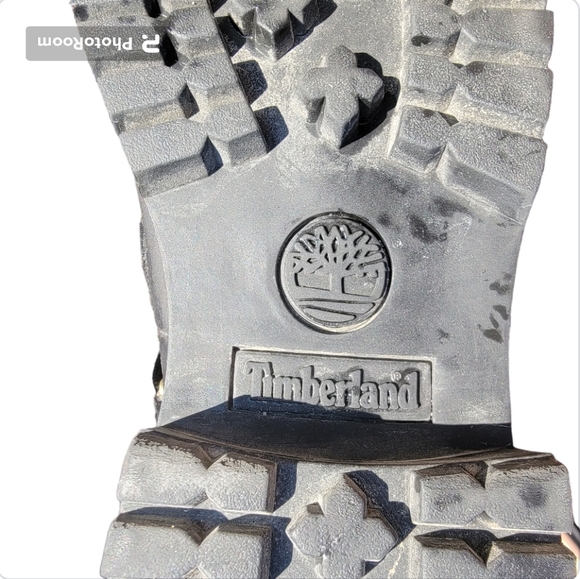 TIMBERLAND Quilted Golden Swirl Leather Lace-Up Boots 6.5 - Picture 12 of 16